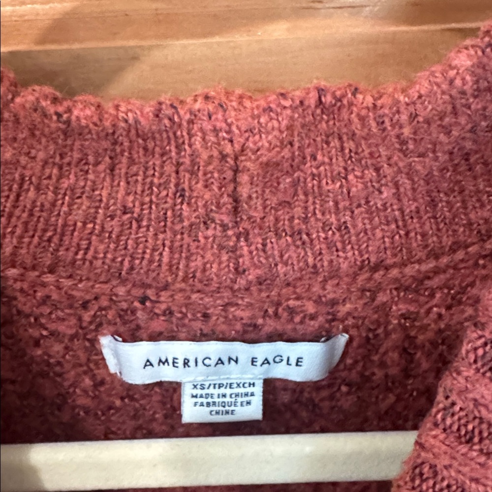 Rust Knit Sweater - Picture 3 of 3